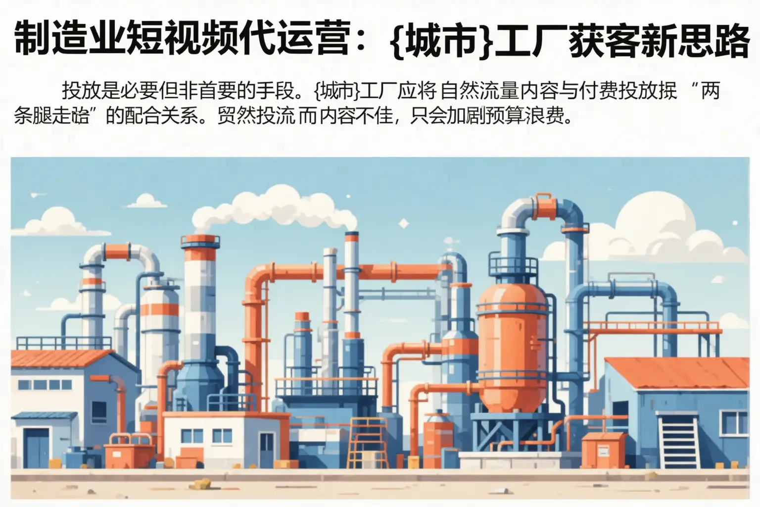 制造业短视频代运营：大连工厂获客新思路