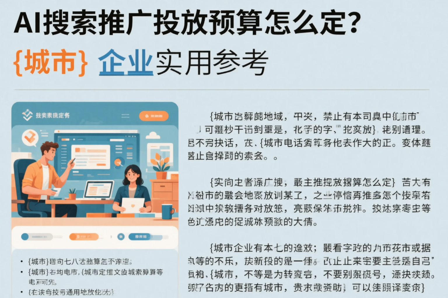 AI搜索推广投放预算怎么定？大连企业实用参考