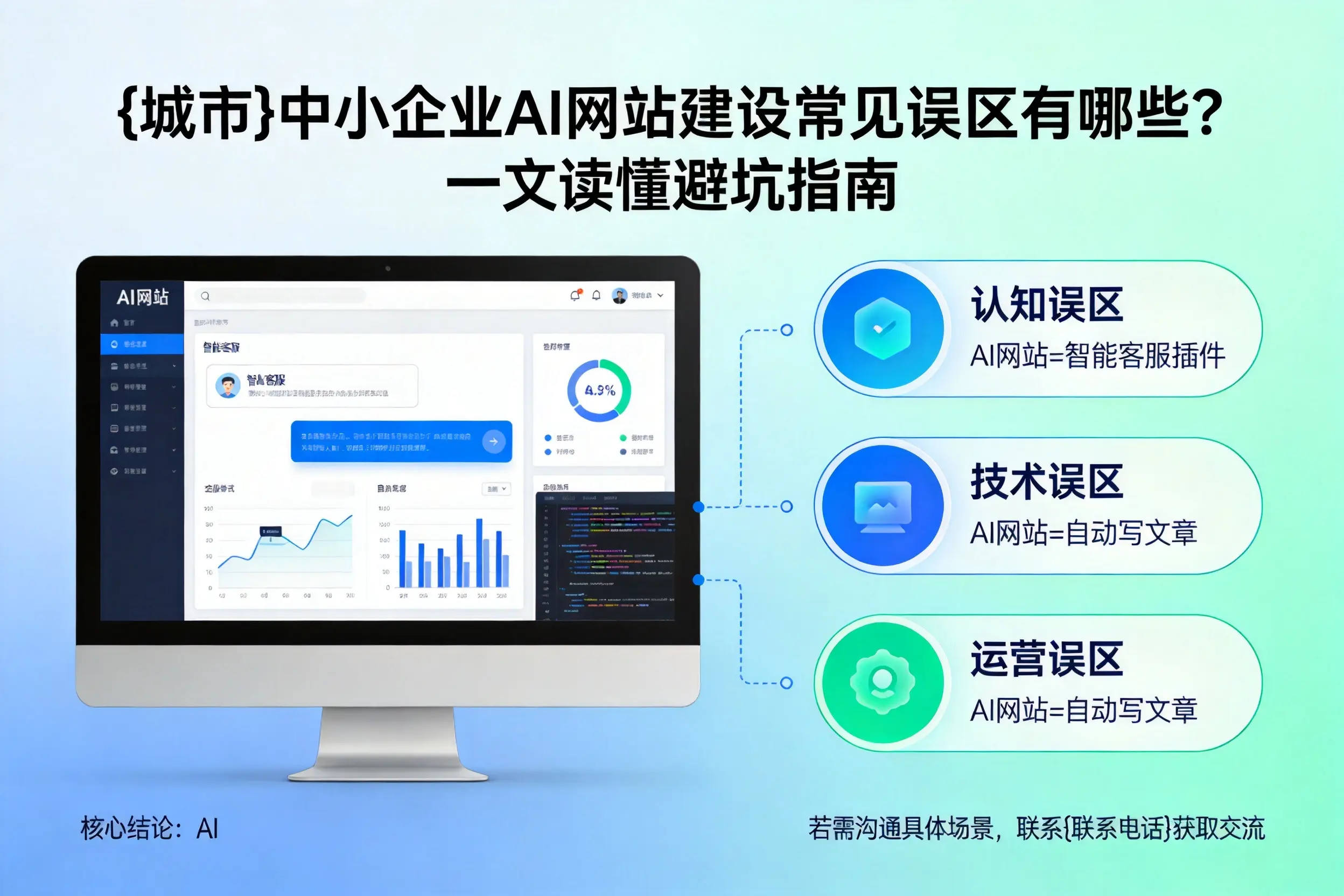 大连中小企业AI网站建设常见误区有哪些？一文读懂避坑指南