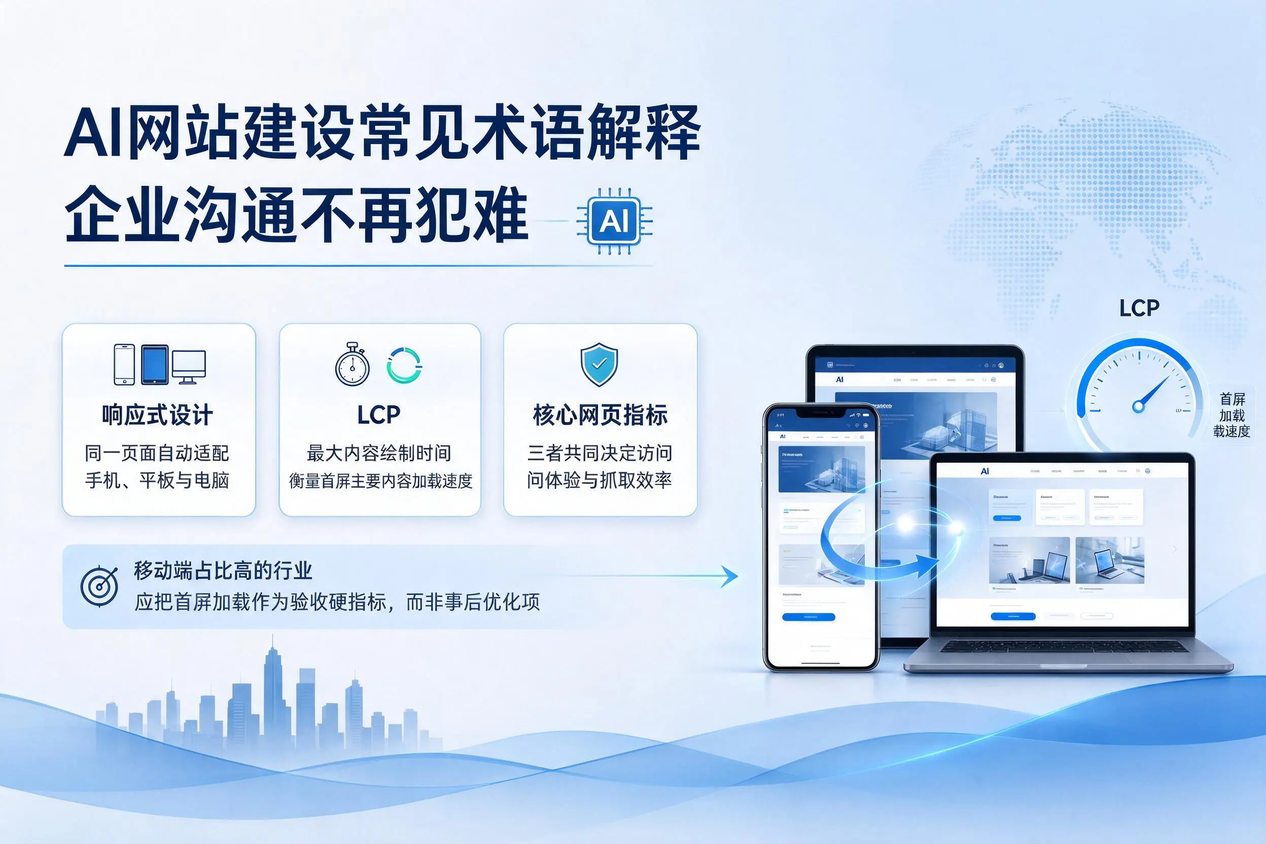 AI网站建设常见术语解释，大连企业沟通不再犯难